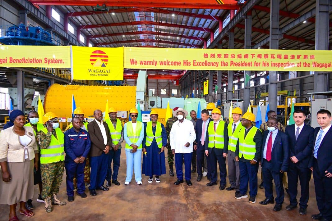 Presidential visit to Wagagai Gold Mining facility